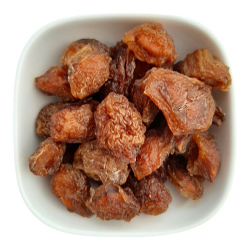 Organic dried plums and prunes in a resealable pack