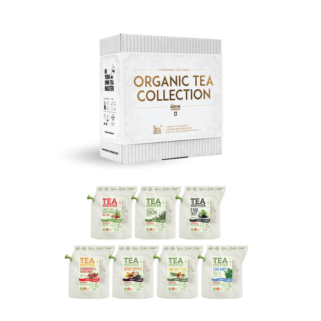 Organic Tea Collection Gift Box – Premium Certified Organic Teas