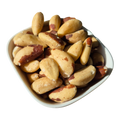 Brazil nuts shown in premium Nut Fusion packaging