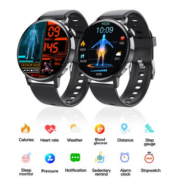 ECG Smart Watch – Blood Glucose & Health Monitor